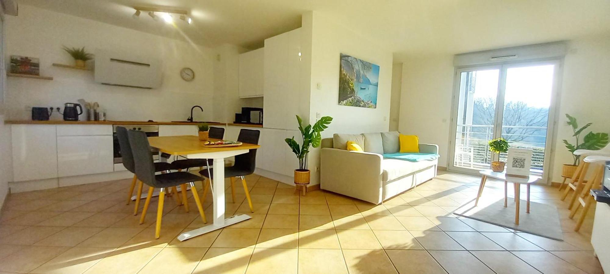 T2 De 56M2 - Geneve A 5 Min- Parking Prive Gratuit Leilighet Saint-Julien-en-Genevois Eksteriør bilde